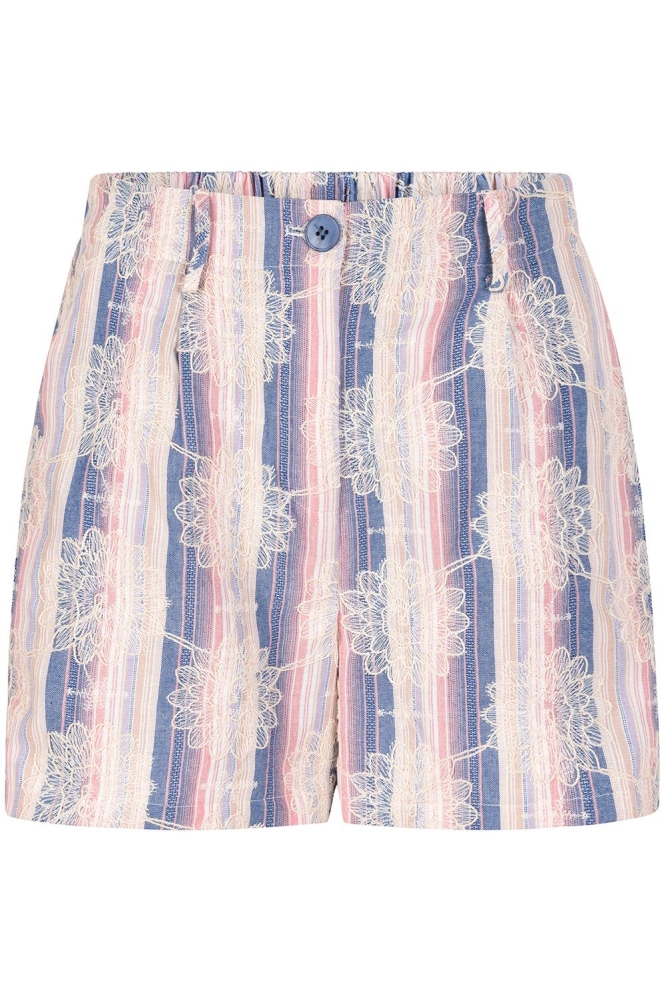 SHORT ANDREA HSS2504 1113 DENIM BLUE/PINK STRIPE
